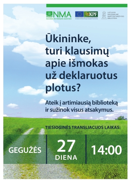 Kviečiame stebėti tiesioginę vaizdo transliaciją bibliotekoje