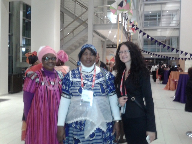 Su delegatėmis iš Nigerijos