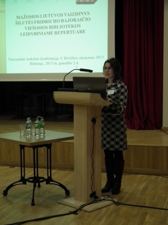 Šilutiškių bibliotekininkų leidybinė veikla – nacionalinėje mokslinėje konferencijoje